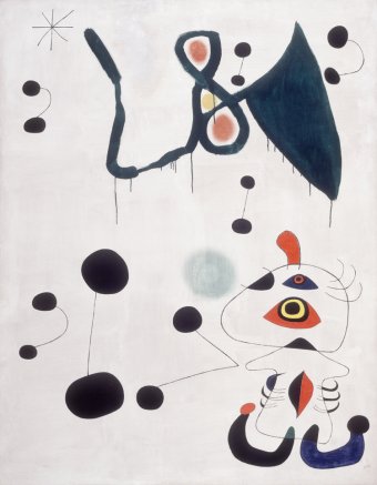 Woman and Bird in the Night