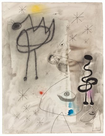 Personatges, ocell, estels