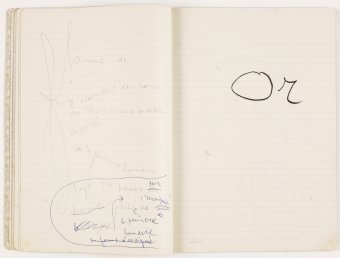 Esborrany del text poètic 