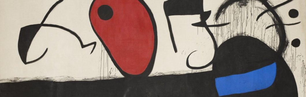 Dona amb 3 cabells, ocells i constel&middot;lacions,&nbsp;Joan Miró,&nbsp;1973.&nbsp;Fundació Joan Miró, Barcelona. Successió Miró, 2023.
