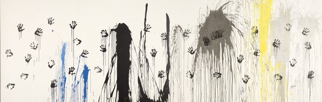 Joan Miró, <em>Mains s'envolant vers les constellations</em>, 1974. Fundació Joan Miró, Barcelona. © Successió Miró, 2025
