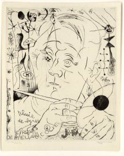 <p>Louis Marcoussis i Joan Miró. <em>Retrat de Miró</em>, 1938.&nbsp;Fundació Joan Miró, Barcelona. &copy; Successió Miró, 2024.</p>