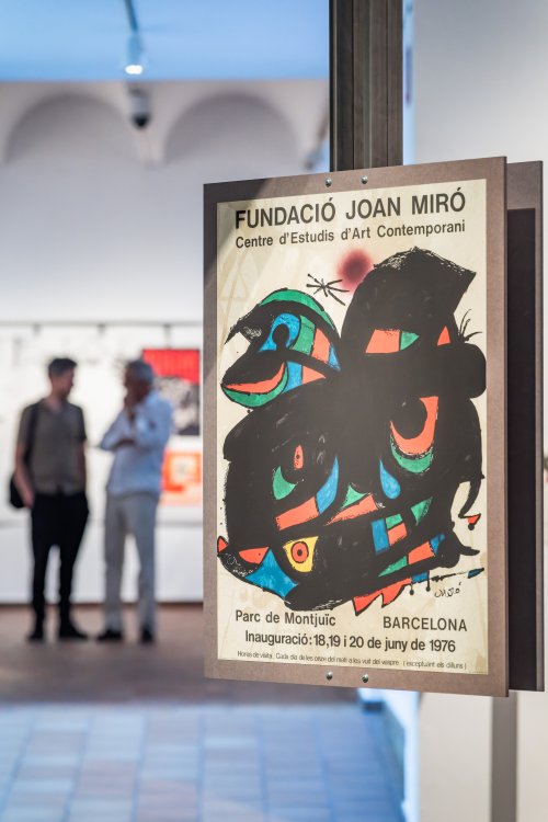 <p>Exposició La poesia tot just ha començat. Fundació Joan Miró, Barcelona. &copy; Fundació Joan Miró. Foto de Pep Herrero</p>